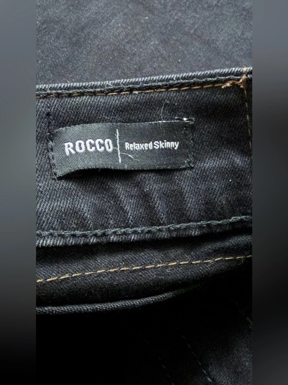 True Religion Men's Straight Jeans in Black